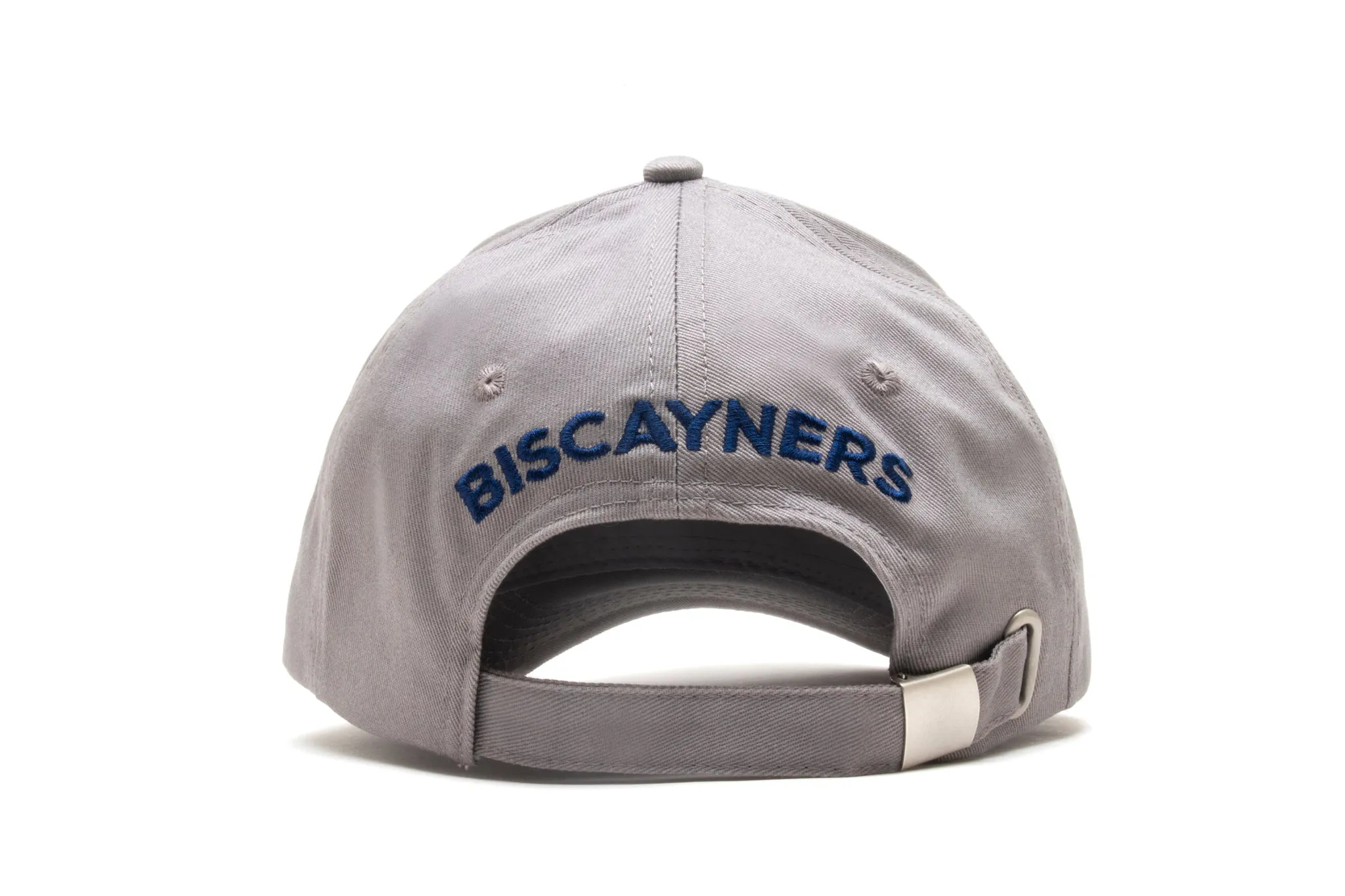 Biscayners Grey & Blue Logo Cap