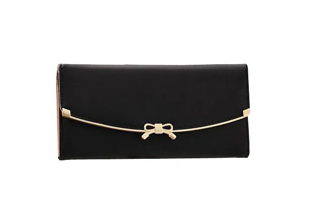 BLACK BOW WALLET