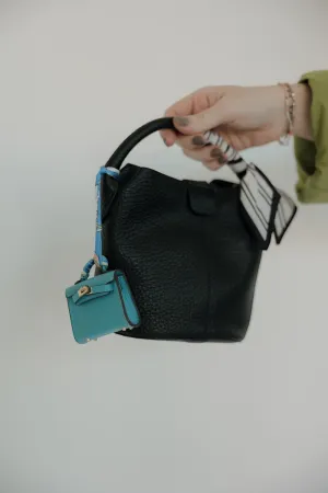 Black Leather Mini Tote