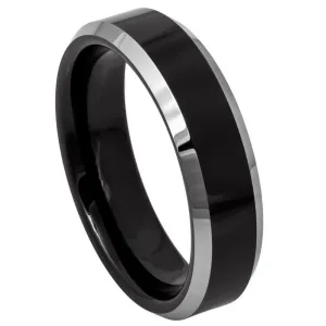 Black Tungsten with White Edges