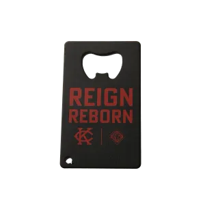 Black Wallet Bottle Opener