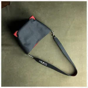 Black Womens Leather Bucket Shoulder Purse Womens Barrel Khaki Leather Handbag Shoulder Bag for Ladies