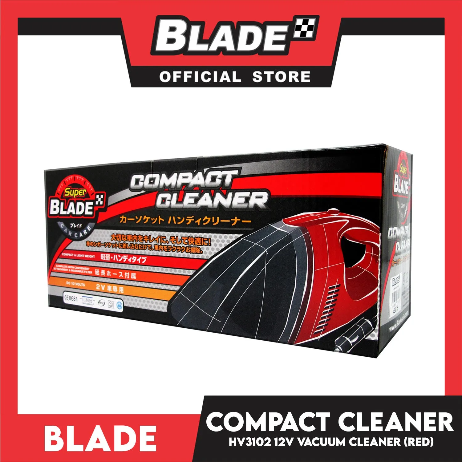 Blade Compact Vacuum HV3102 12Voltz