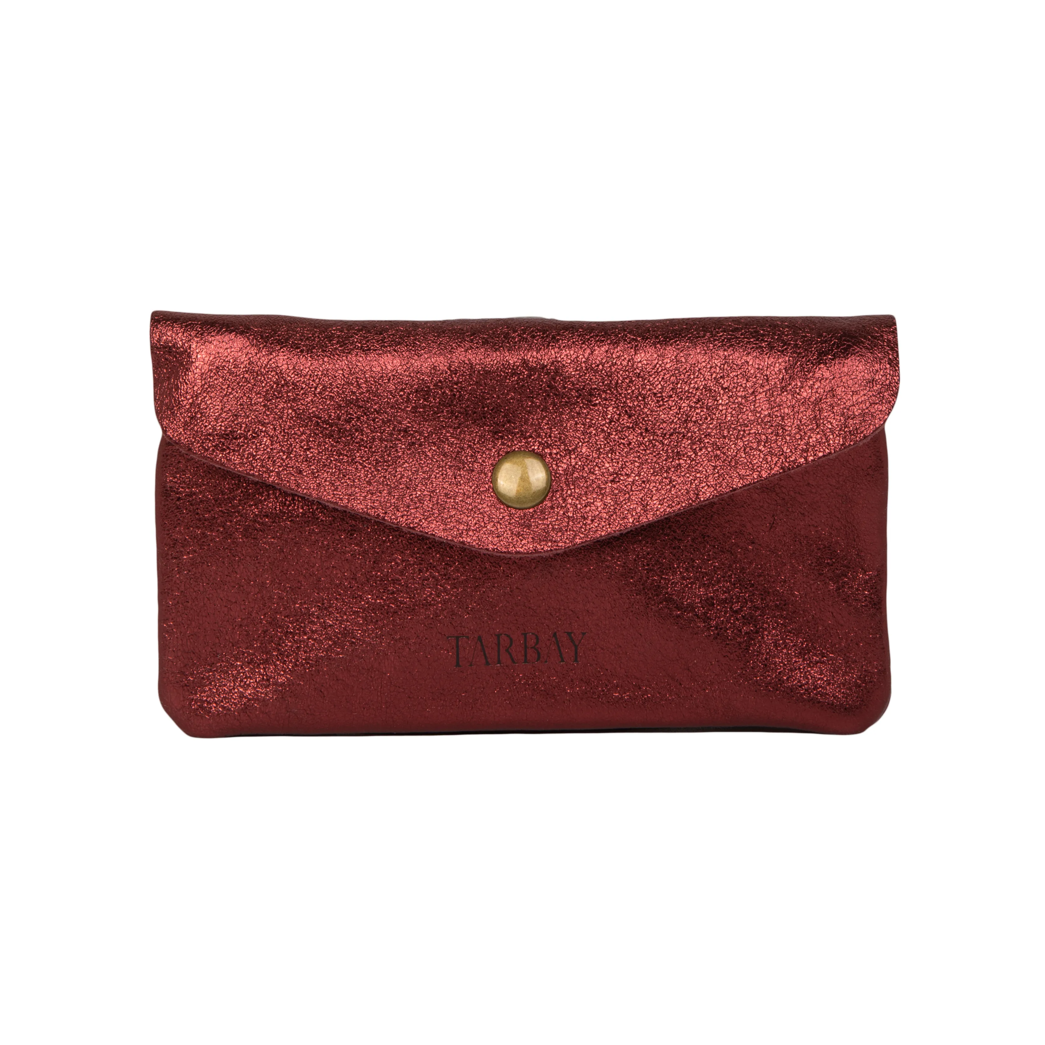 Blair Genuine Leather Wallet #2 - Metallic Red