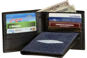 Blue Stingray Bifold Wallet