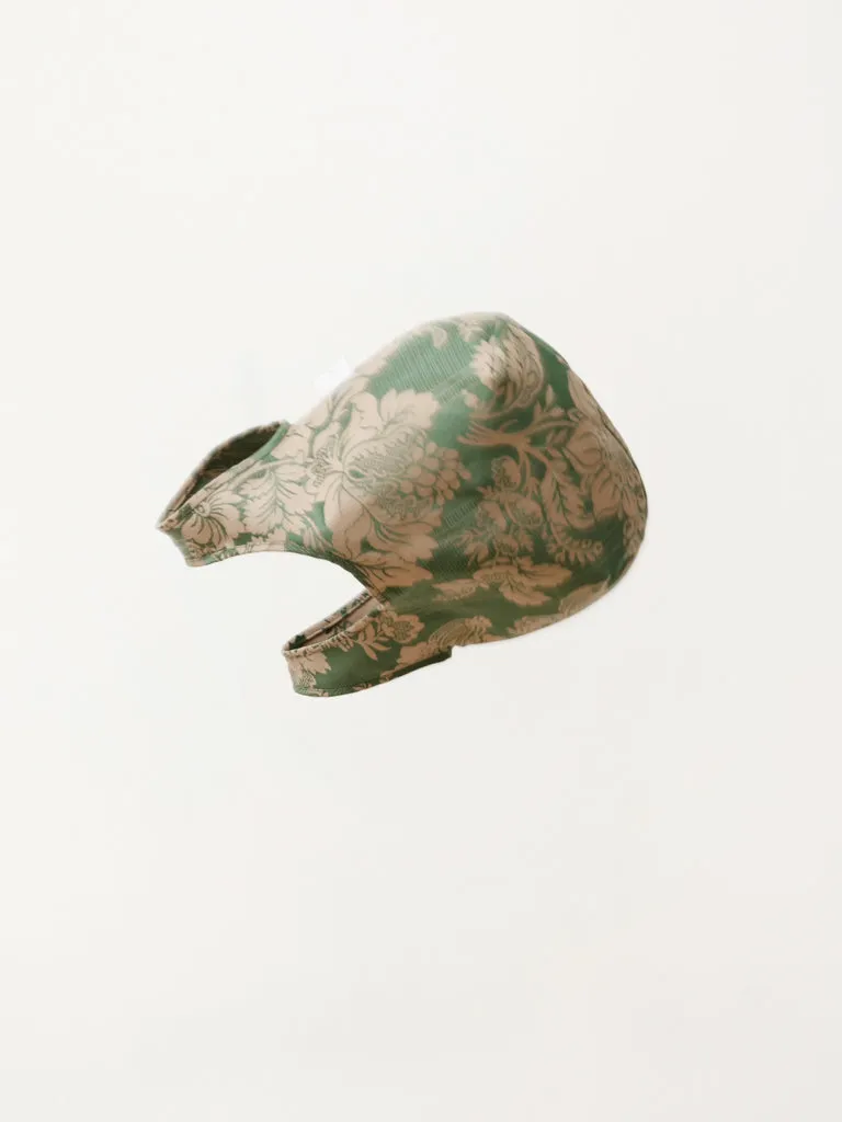 bola bag - jacquard green/gold