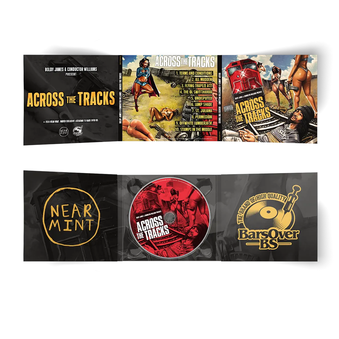 Boldy James x Conductor Williams - Across The Tracks (Digipak CD With Obi Strip) (Glass Mastered CD's) (24 Hours Only)