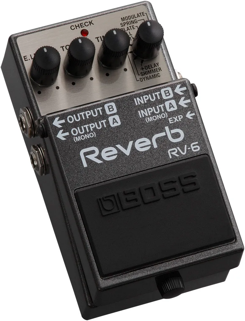 Boss RV-6 Reverb Compact Pedal