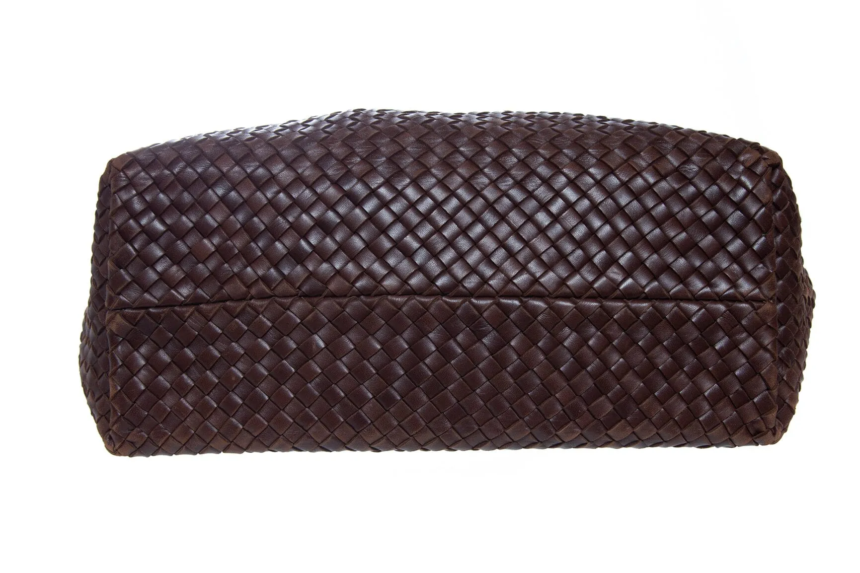 Bottega Veneta Chocolate Intrecciato Cabat Tote