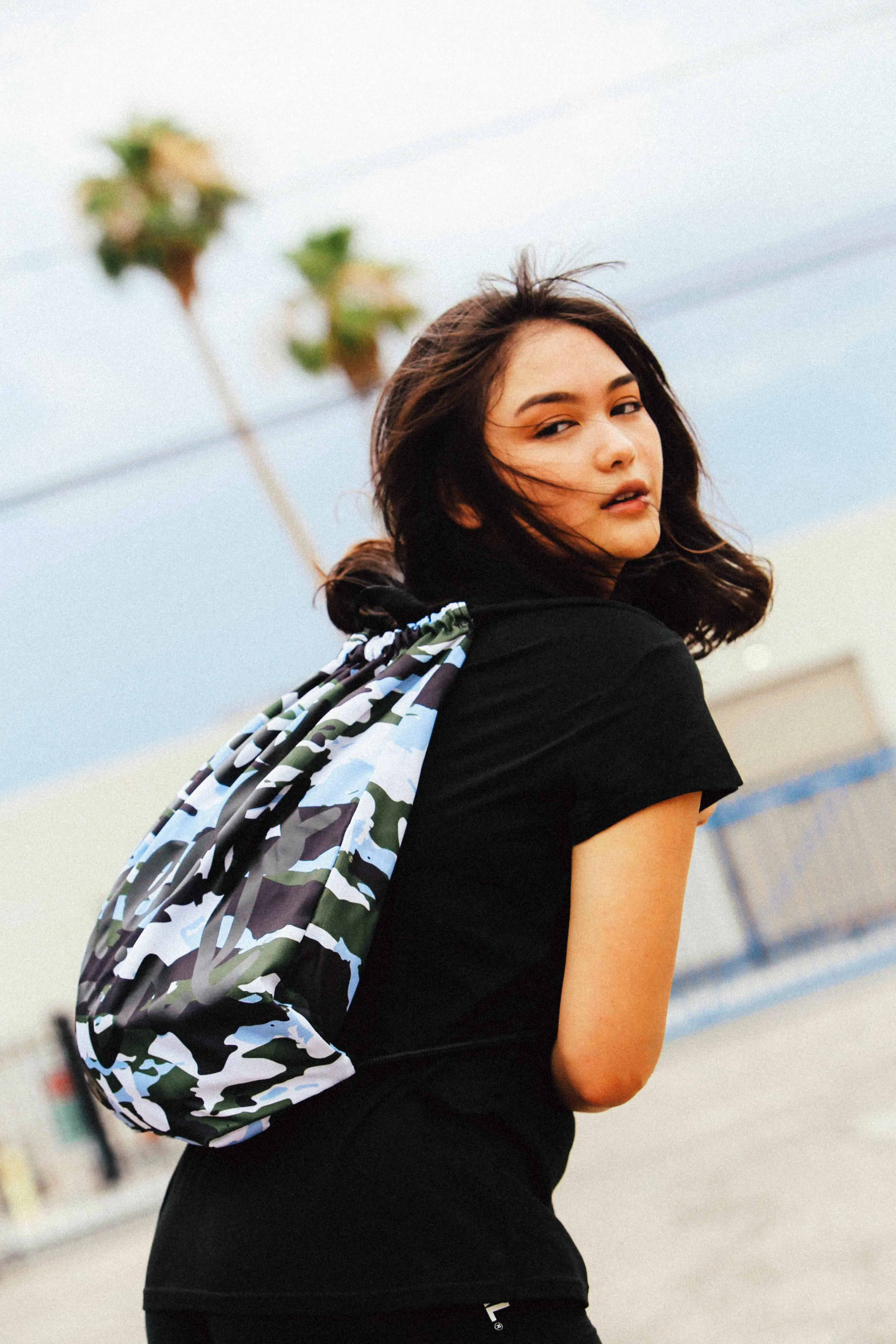 BOY MEETS GIRL® Camouflage Gym Bag