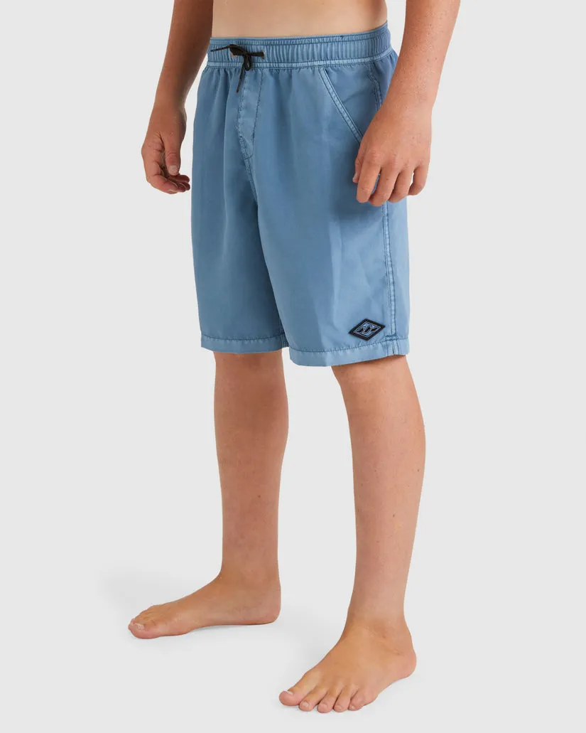 Boys 8-16 All Day Overdye Layback Boardshorts 16""