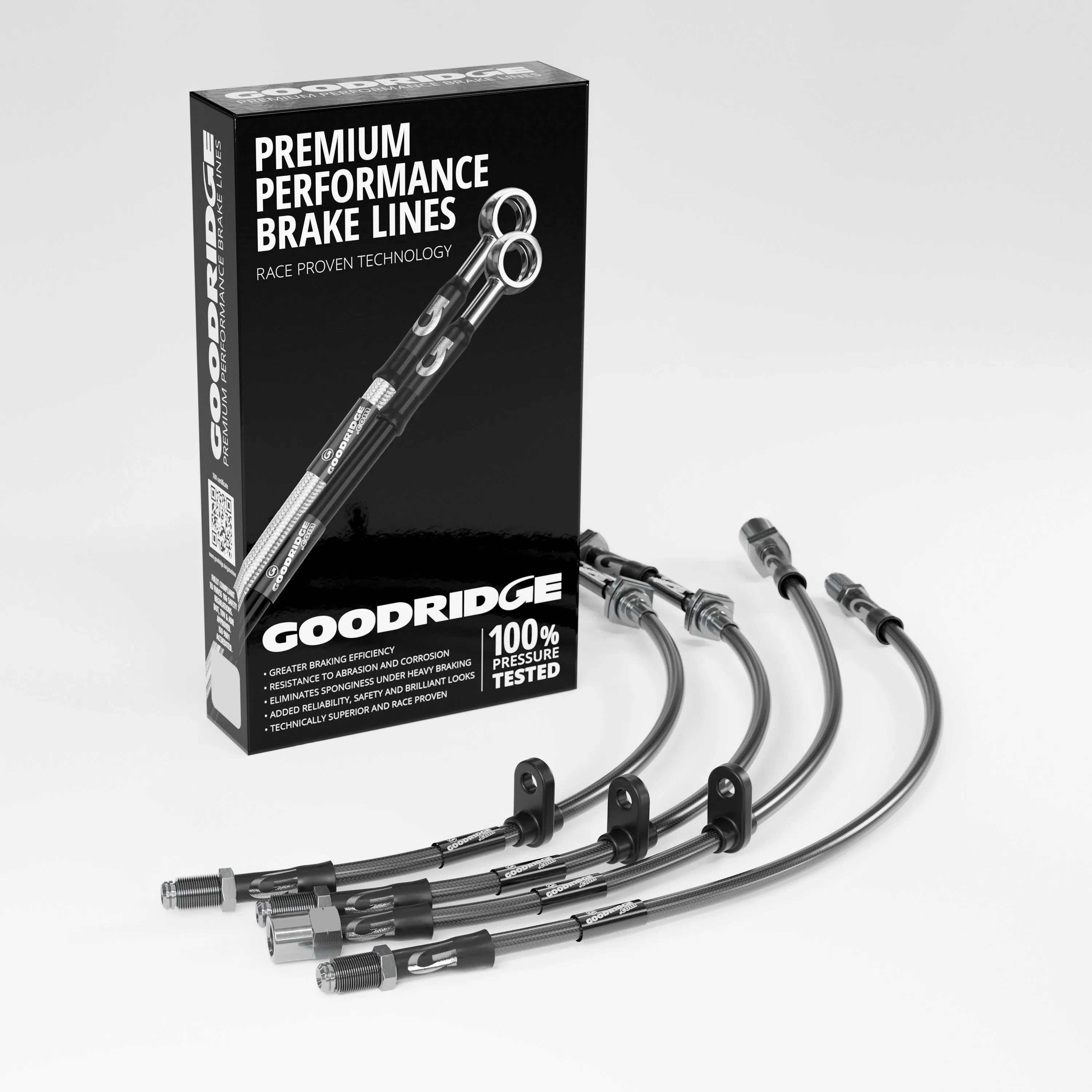 BRAKE HOSE KIT FOR BMW 3 SERIES E46 316TI COMPACT 2001-