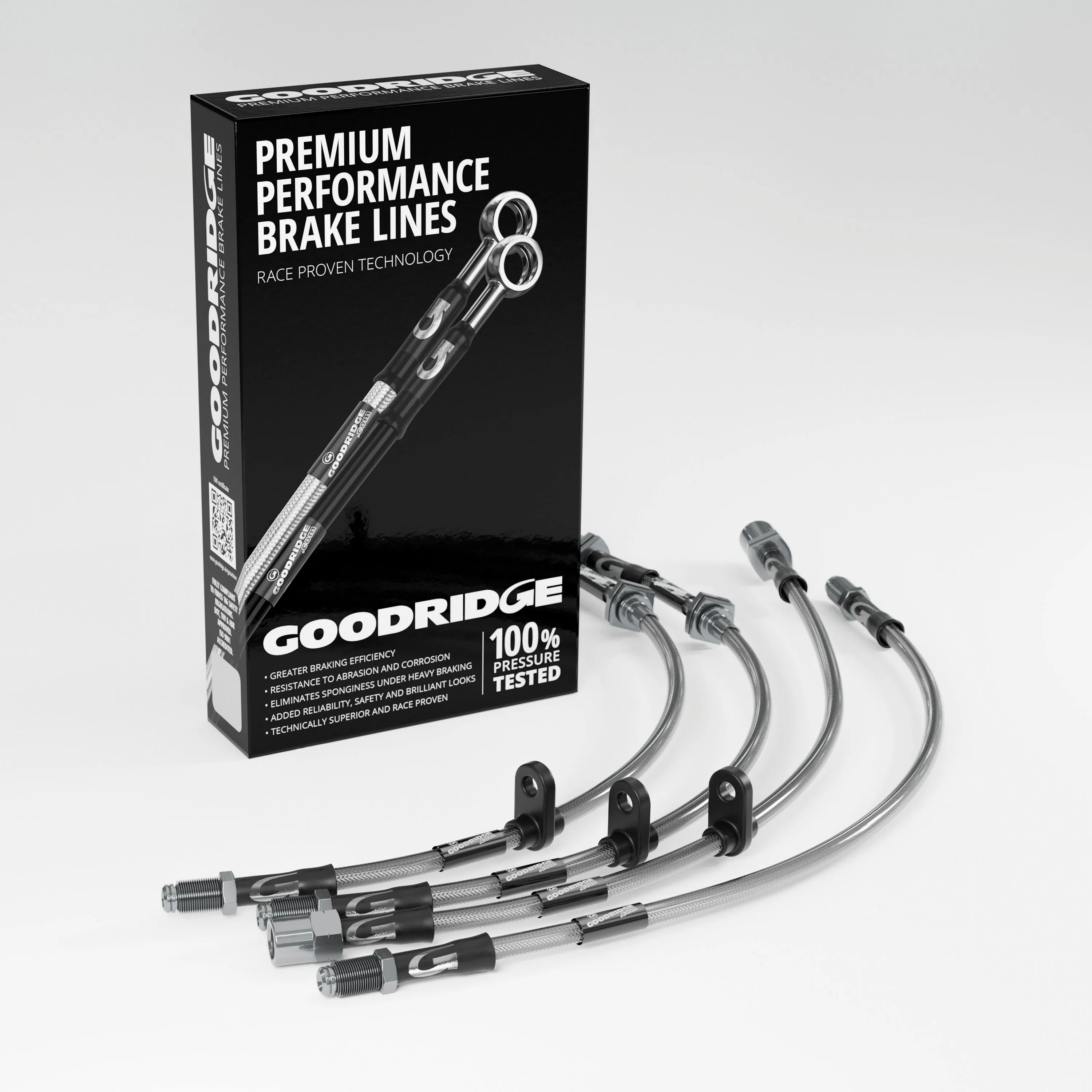 BRAKE HOSE KIT FOR BMW 3 SERIES E46 316TI COMPACT 2001-