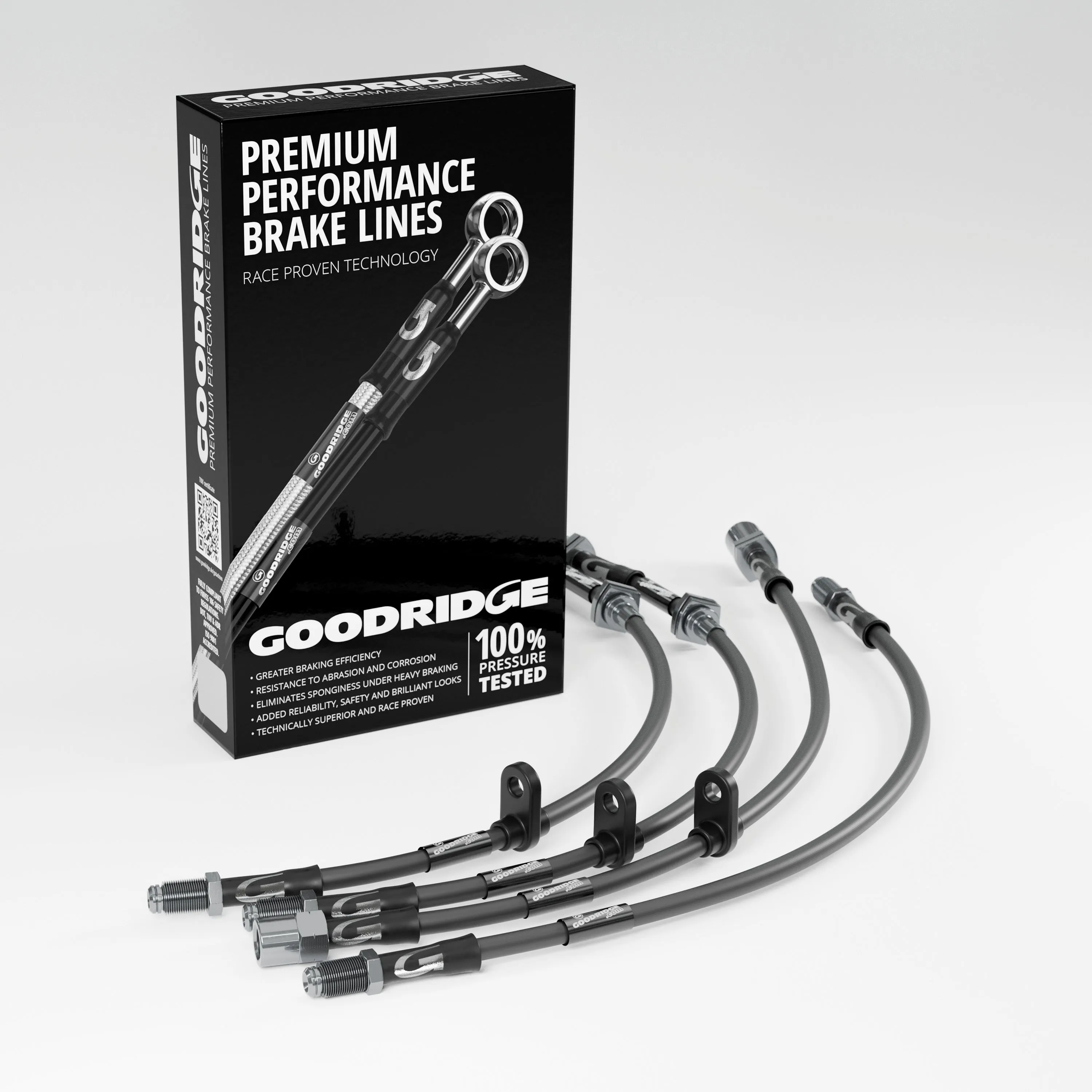 BRAKE HOSE KIT FOR BMW 3 SERIES E46 316TI COMPACT 2001-