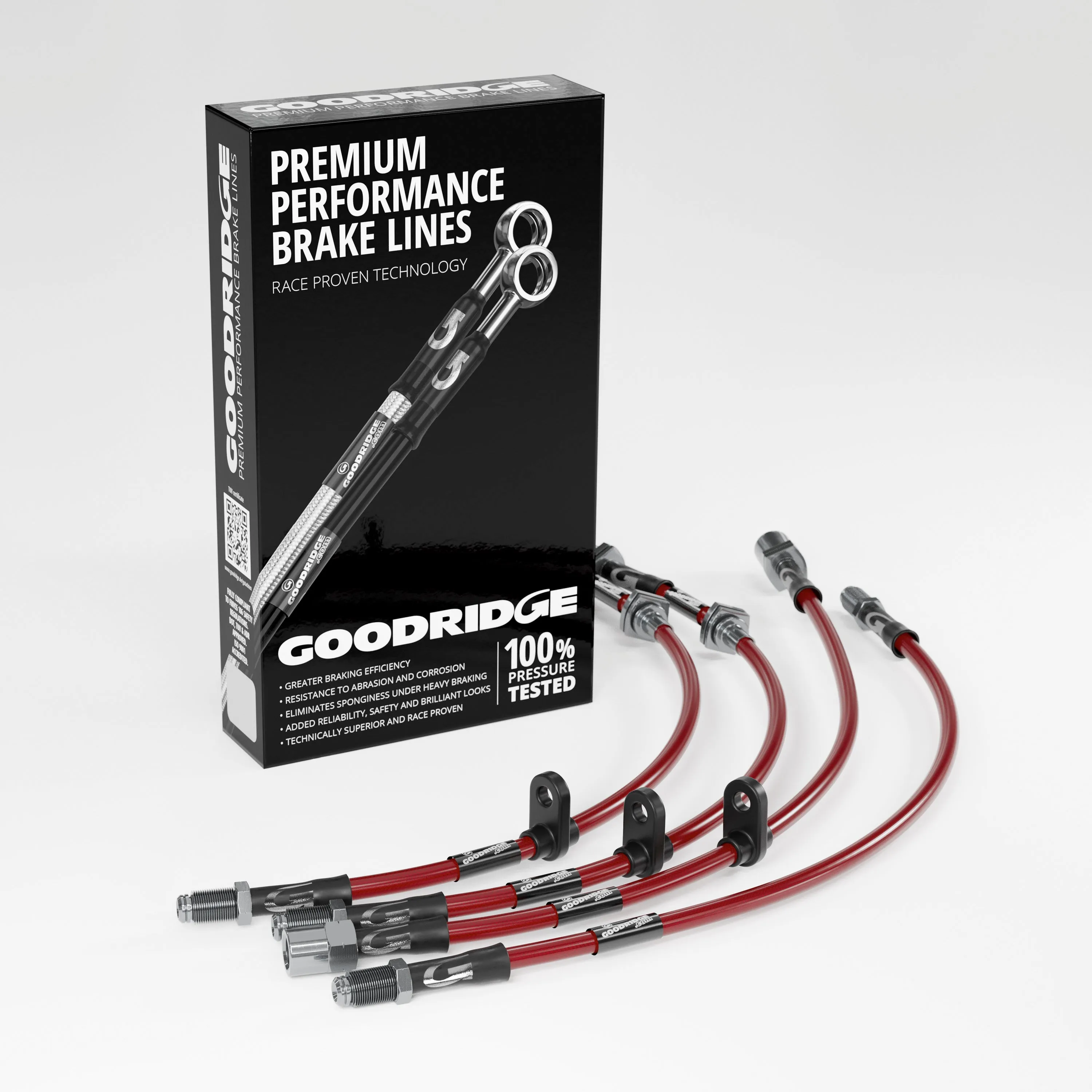 BRAKE HOSE KIT FOR BMW 3 SERIES E46 316TI COMPACT 2001-