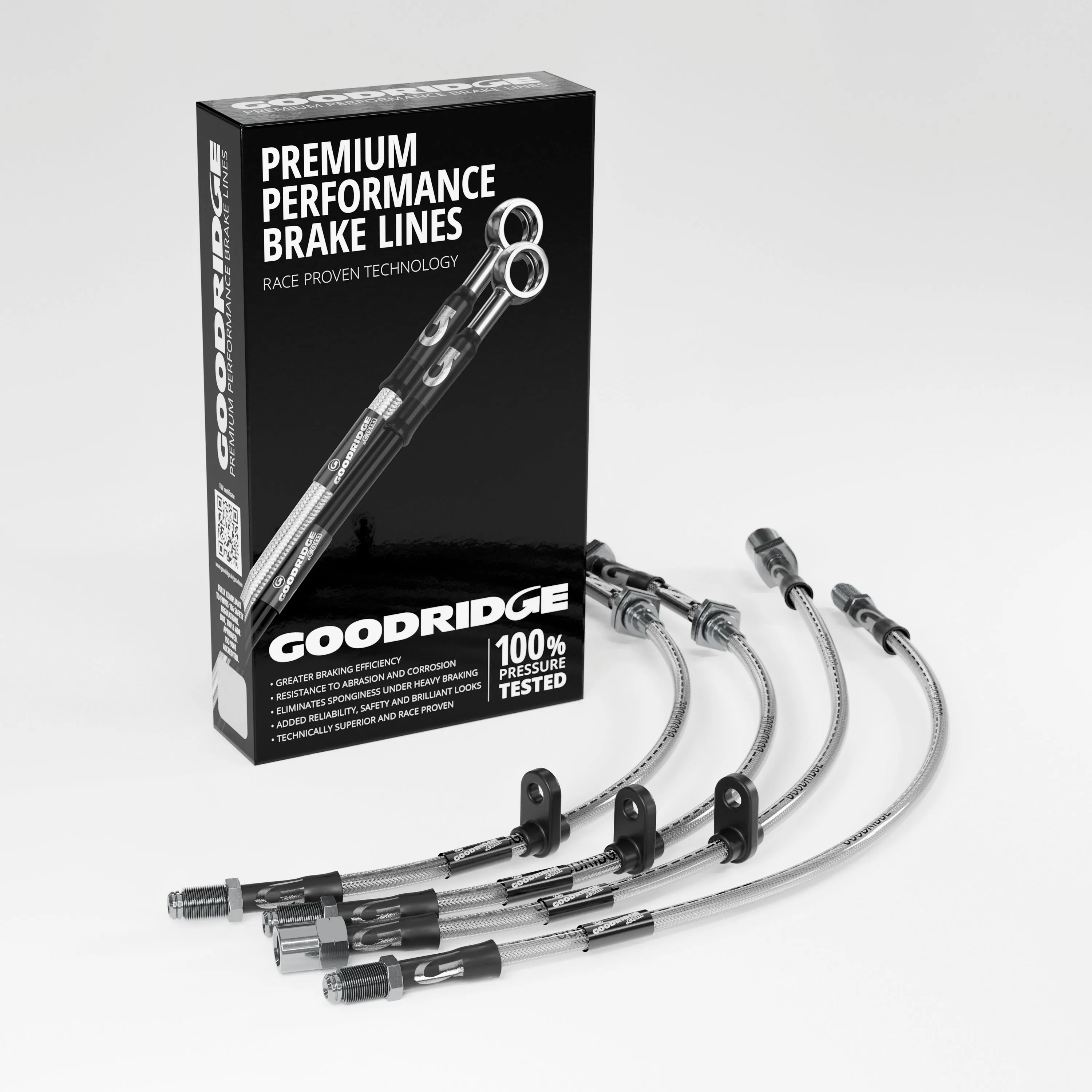 BRAKE HOSE KIT FOR BMW 3 SERIES E46 316TI COMPACT 2001-