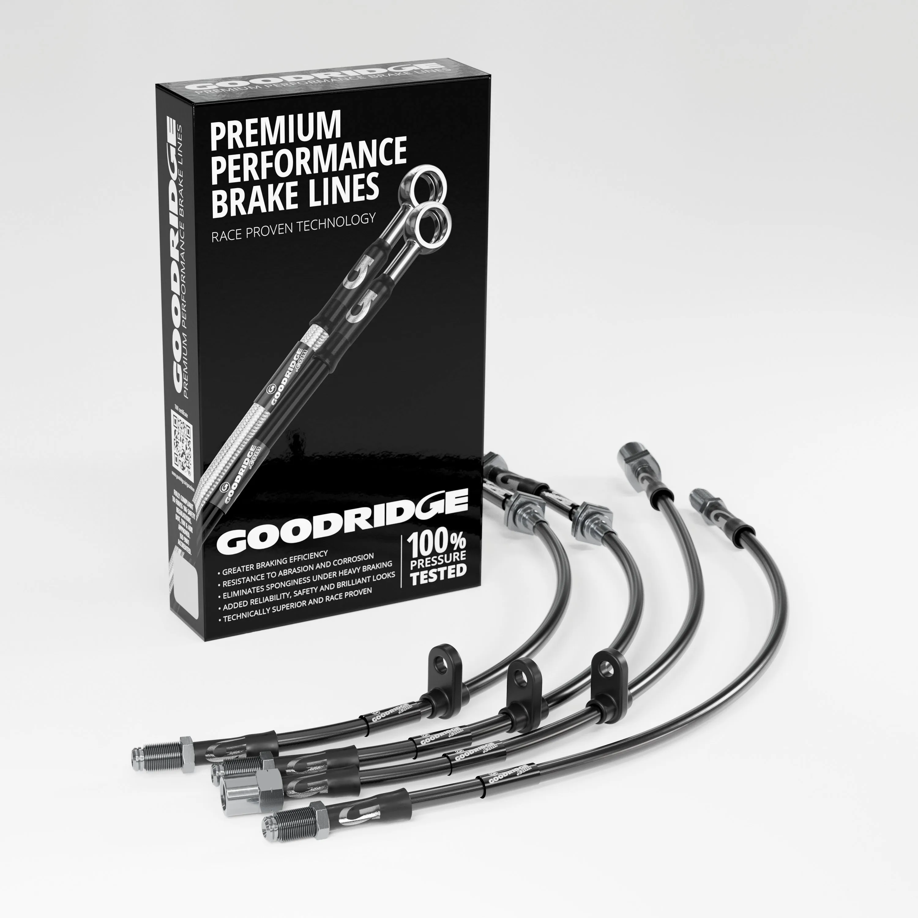 BRAKE HOSE KIT FOR BMW 3 SERIES E46 316TI COMPACT 2001-