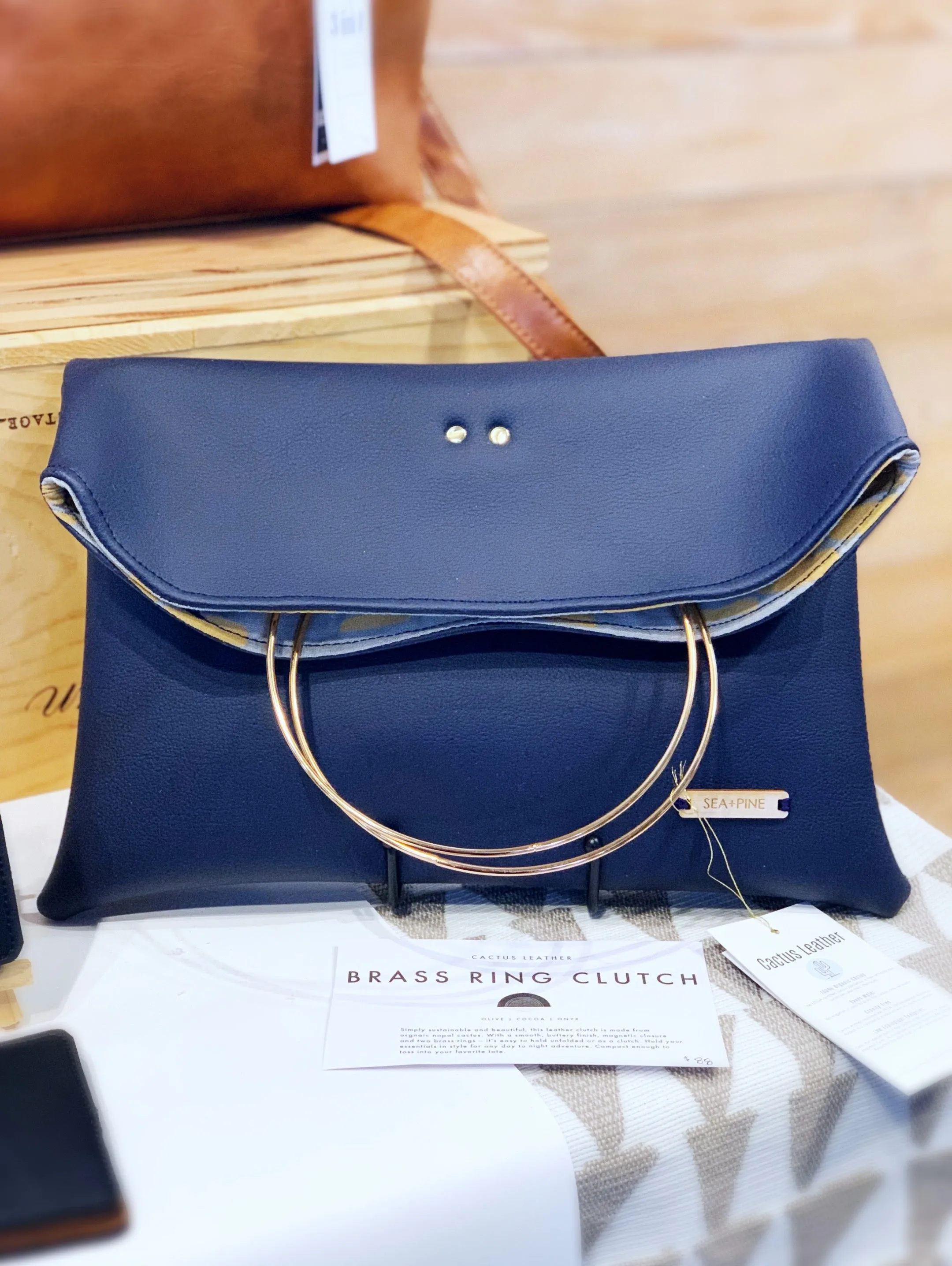 Brass Ring Clutch