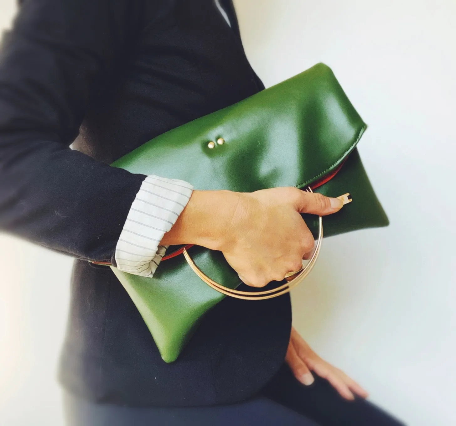 Brass Ring Clutch