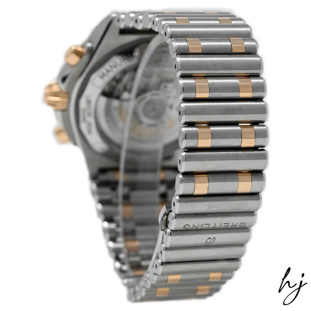 Breitling Men's Chronomat 18K Red Gold & Steel 42mm Grey Anthracite Stick Dial Watch Reference #: UB0134101B1U1