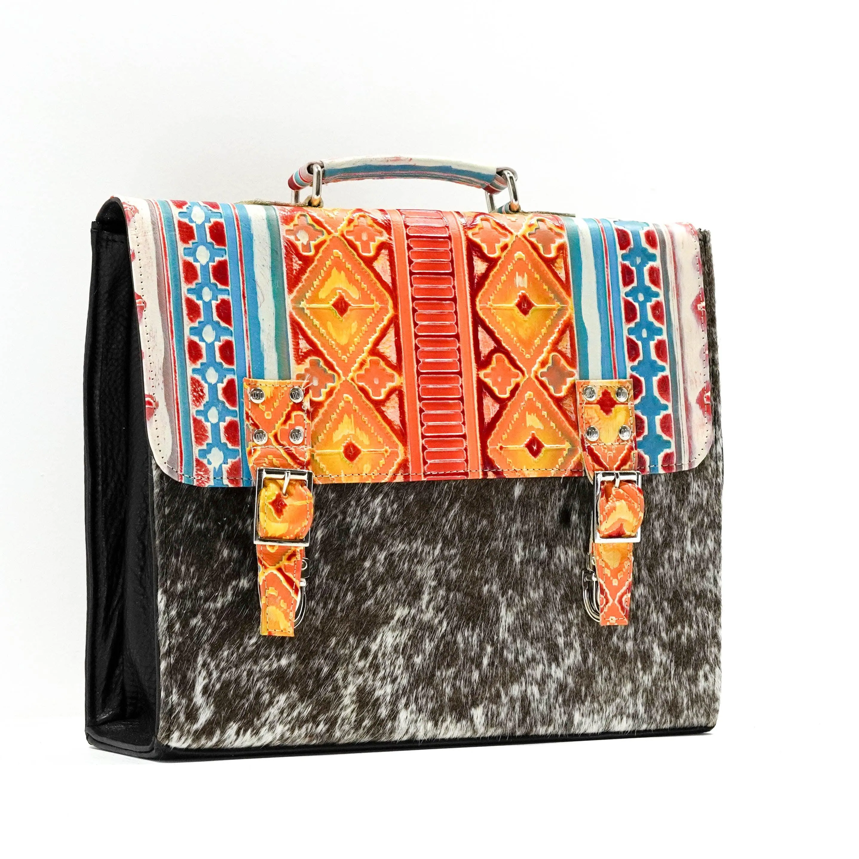 Briefcase - Longhorn w/ Great Plains Navajo