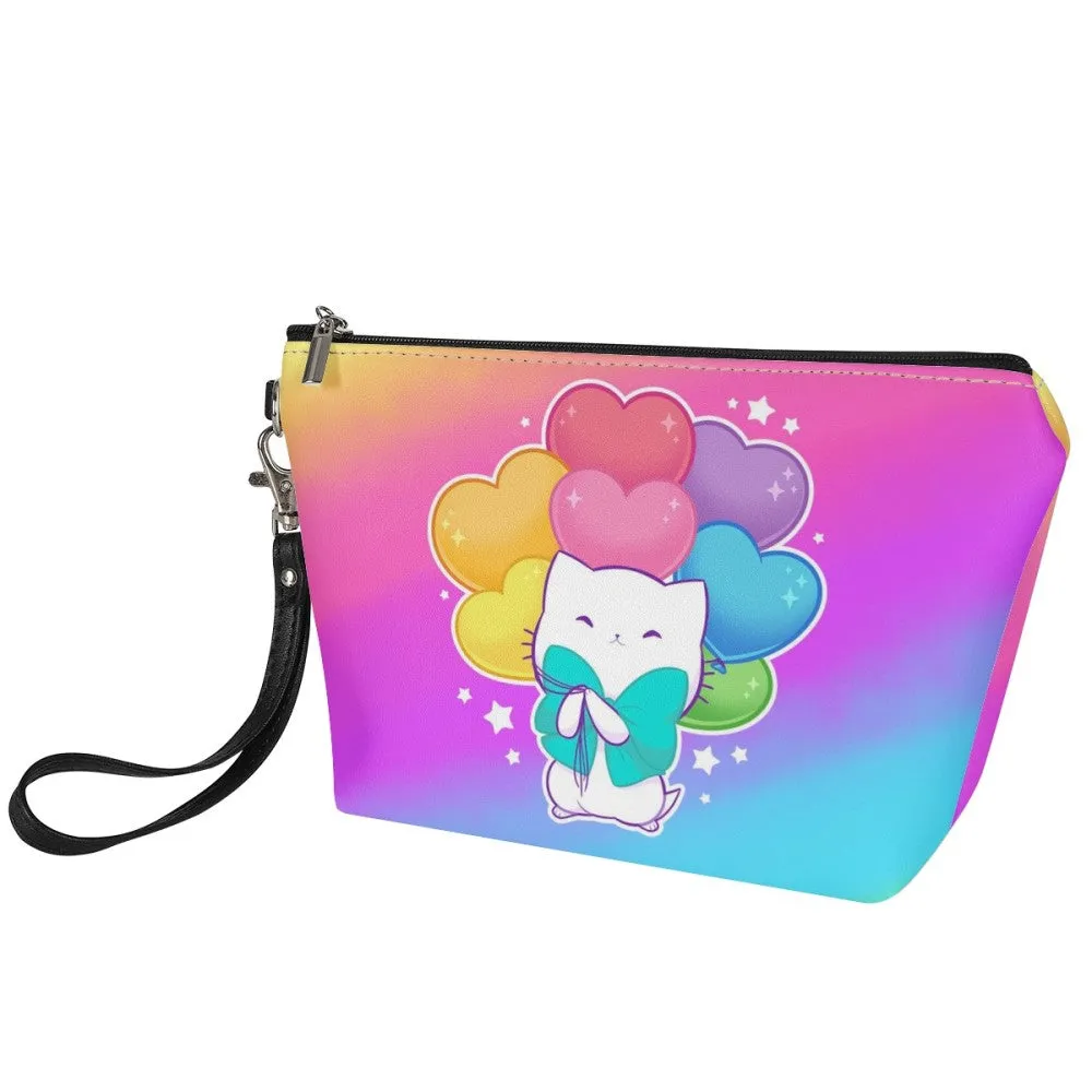 Bubble Kittea Love Balloons Zipper Pouch