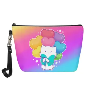 Bubble Kittea Love Balloons Zipper Pouch