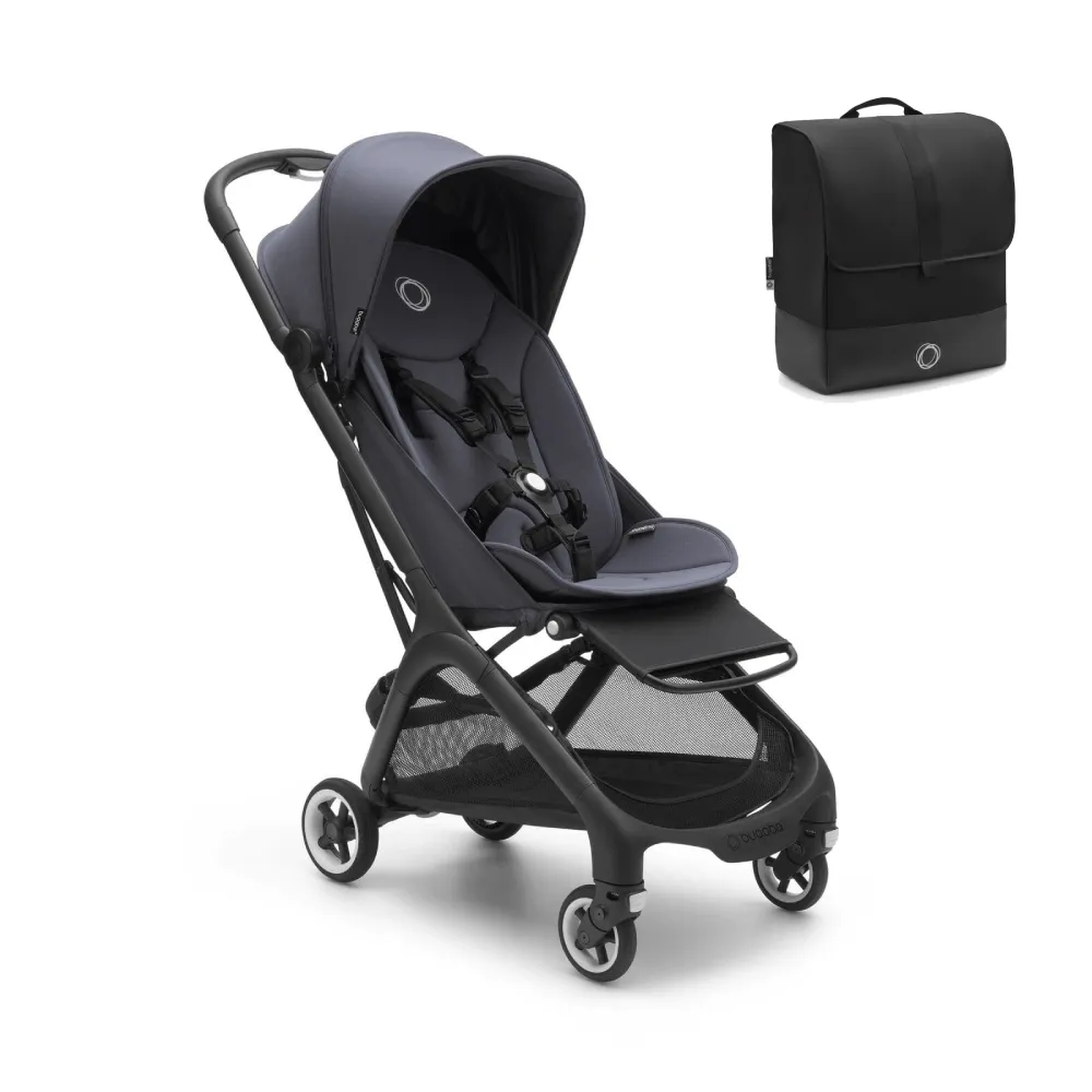 Bugaboo Butterfly Stroller with Travel Bag - Stormy Blue