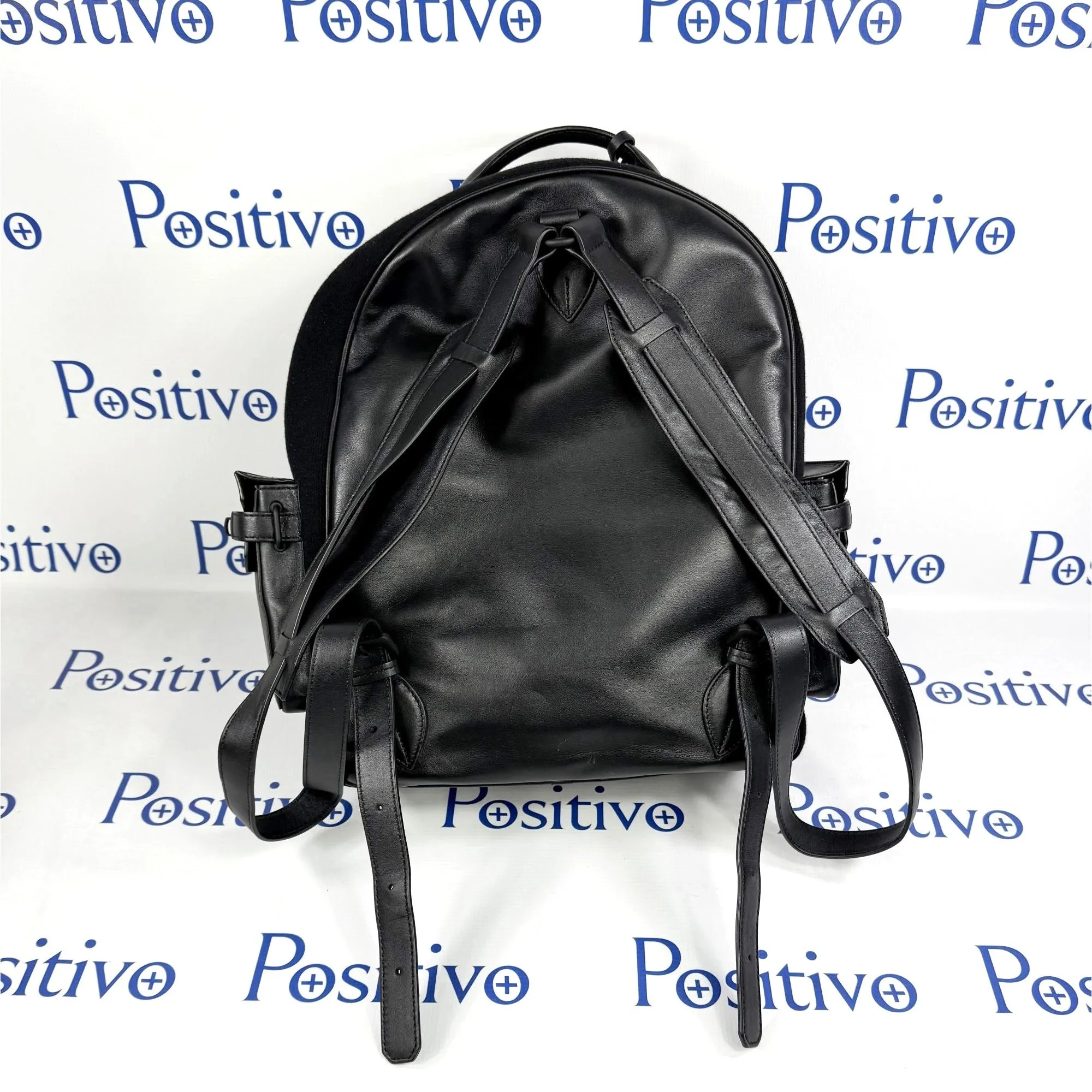 Buscemi PHD Black Fabric/Leather Backpack Bag SAMPLE