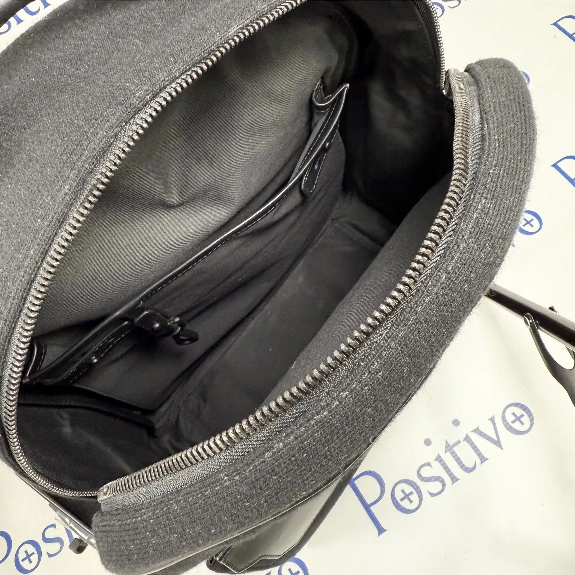 Buscemi PHD Black Fabric/Leather Backpack Bag SAMPLE