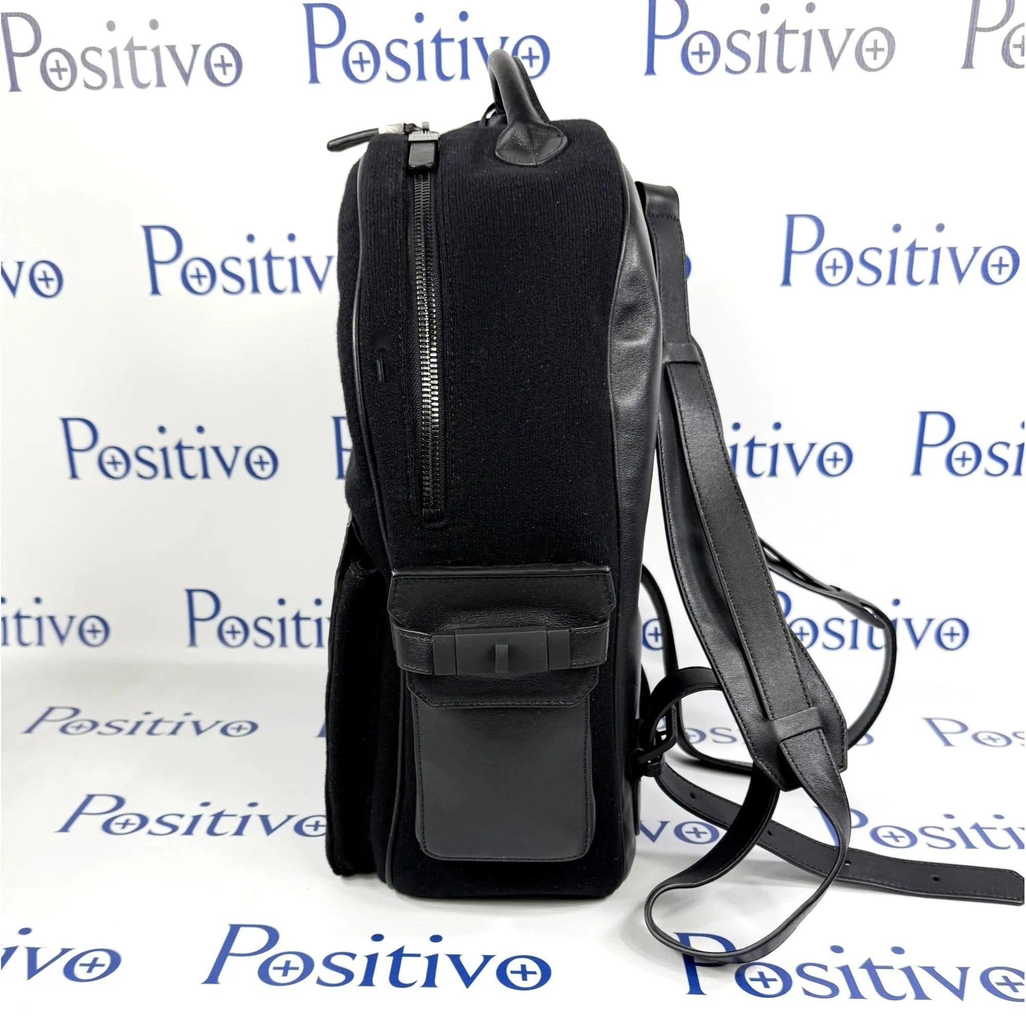Buscemi PHD Black Fabric/Leather Backpack Bag SAMPLE