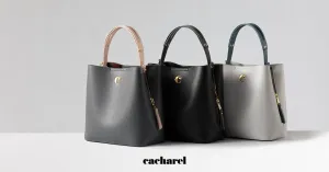 Cacharel CTX036K-Bucket bag Garance Light Grey