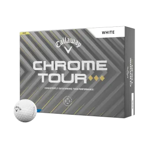 Callaway Chrome Tour Triple Diamond Logo Golf Balls 2025