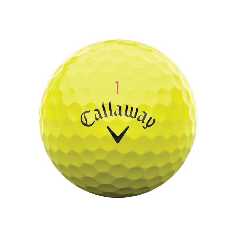 Callaway Chrome Tour X Yellow Logo Golf Balls