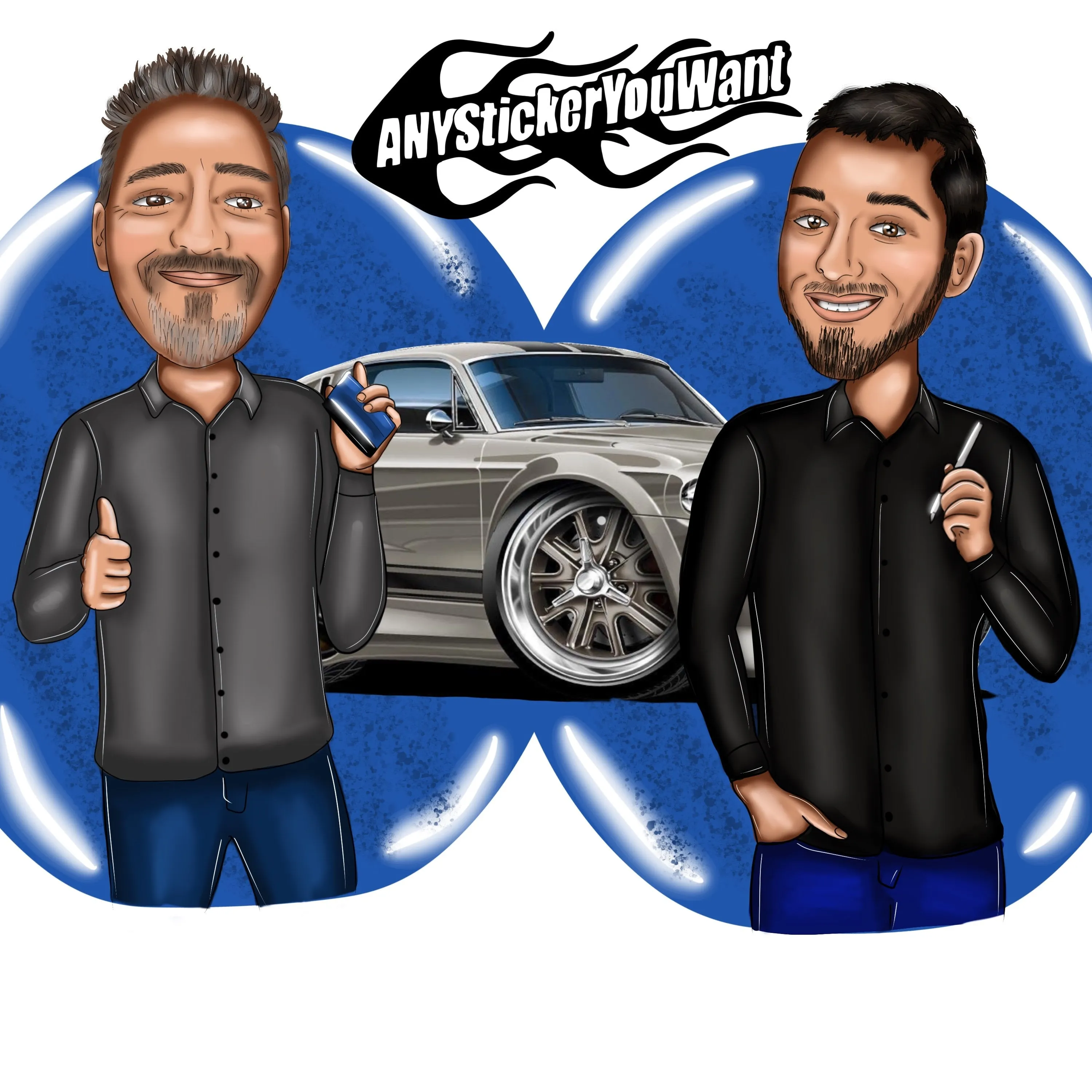 Car Wash & Car Detailing Logo