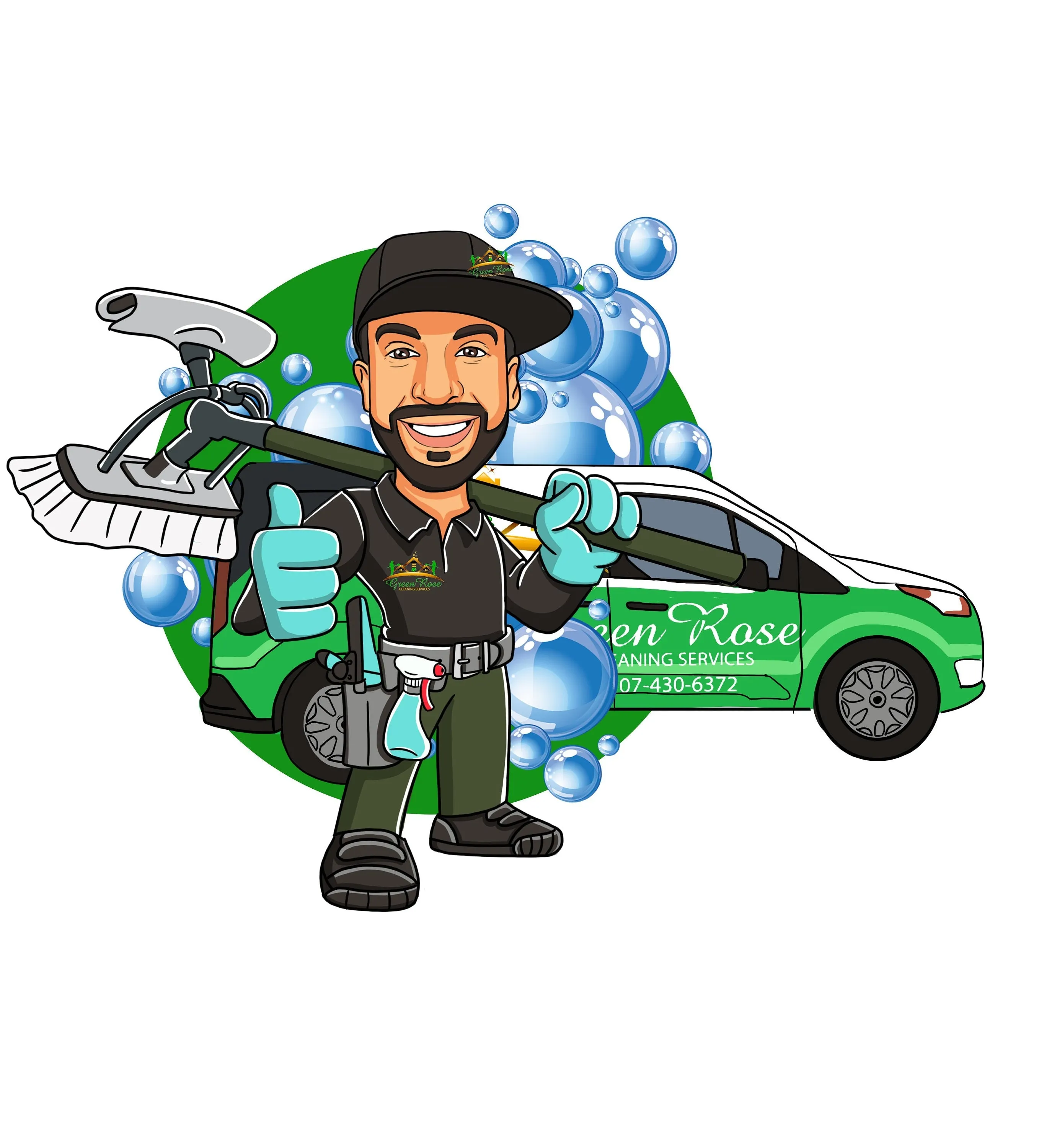Car Wash & Car Detailing Logo