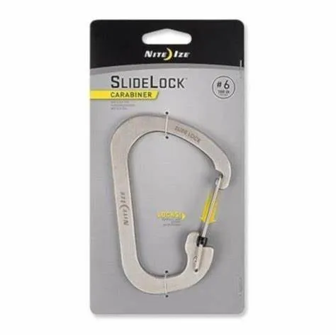 Carabiner with Slidelock (pcs) - Stainless Steel