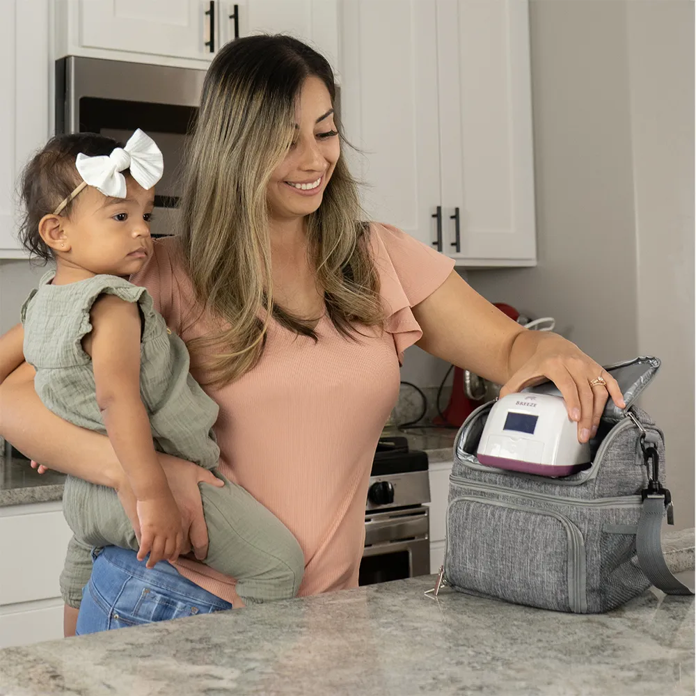 Carrying Tote with Cooler Compartment
