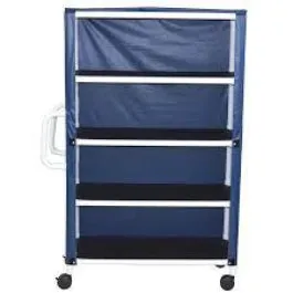 Cart Linen Laundry w/Reinforced Casters Wipe Clean Cover by MJM