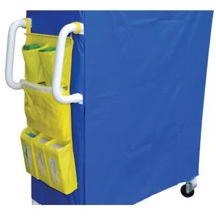 Cart Linen Laundry w/Reinforced Casters Wipe Clean Cover by MJM