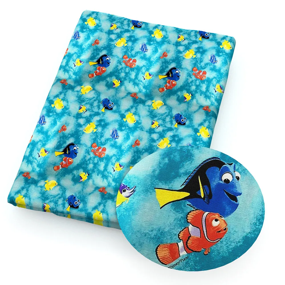 Cartoon Print Fabric
