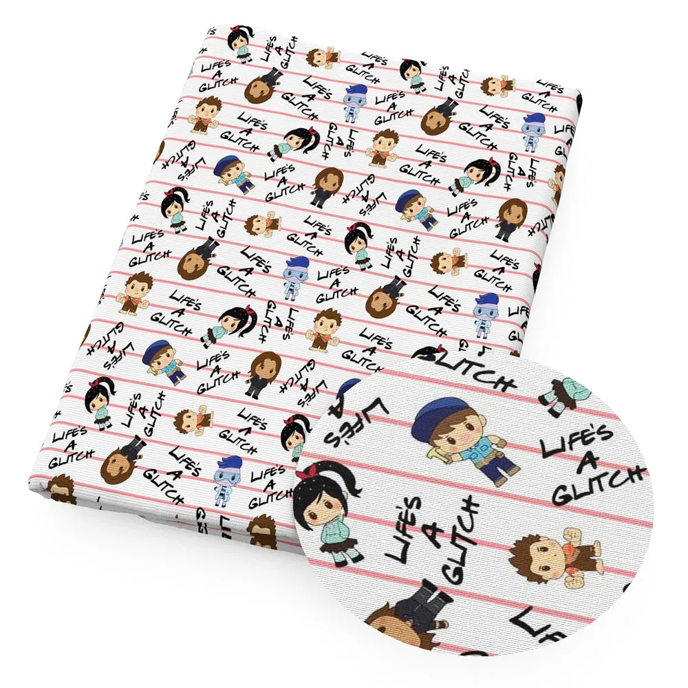 Cartoon Print Fabric