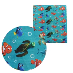 Cartoon Print Fabric