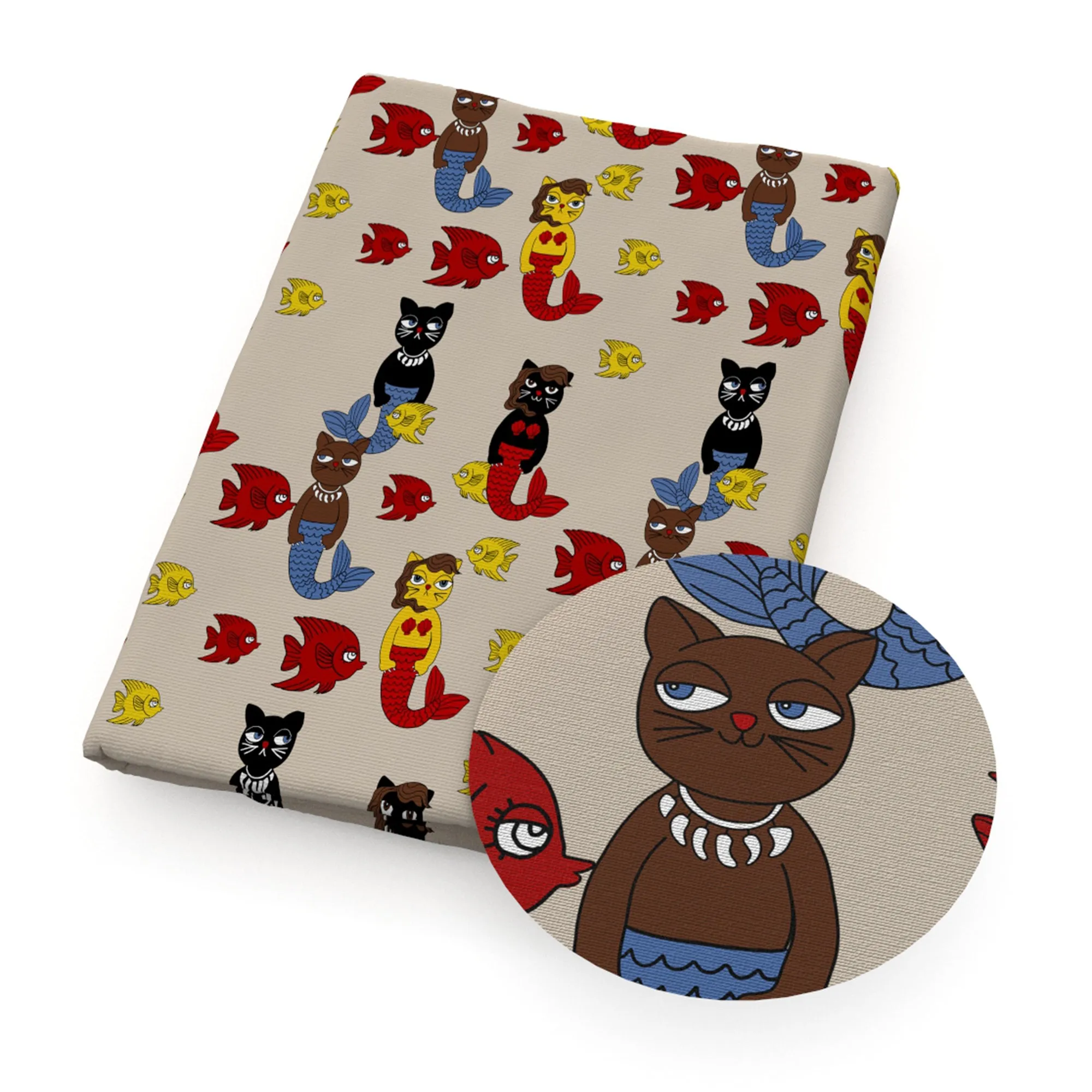 Cartoon Theme Printed Fabric