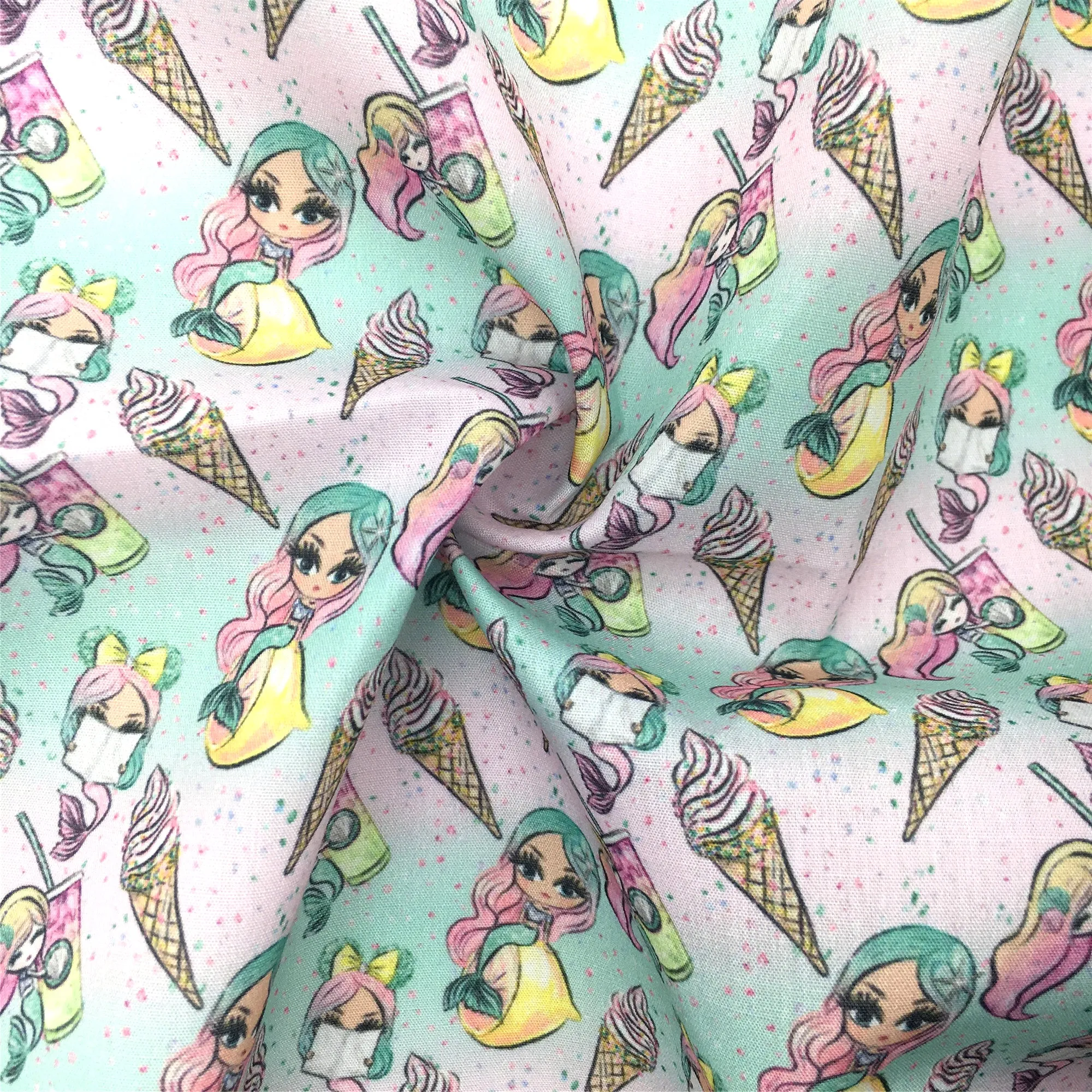 Cartoon Theme Printed Fabric