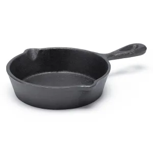 CAST IRON MINI FRYING PAN (13.5CM, BLACK)