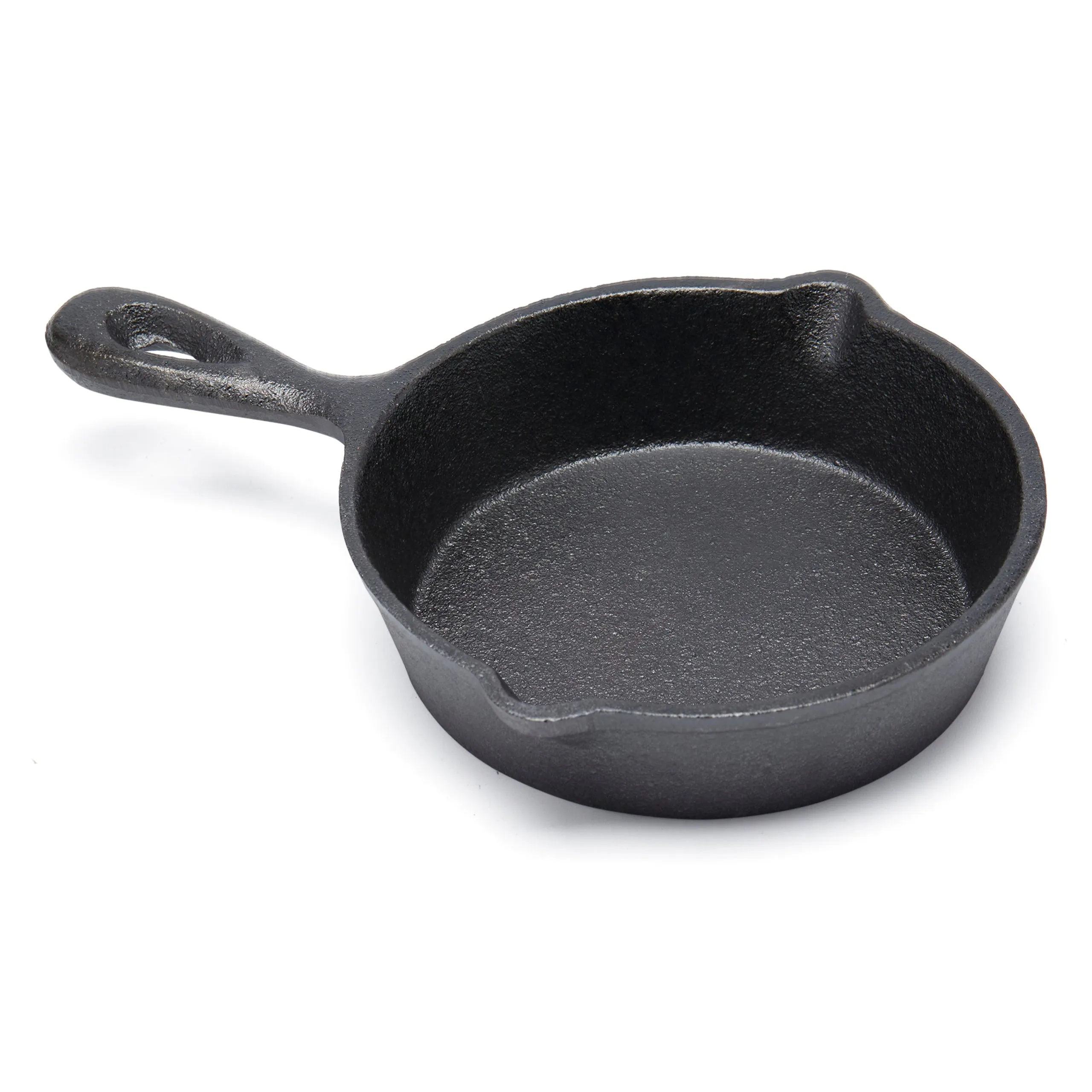 CAST IRON MINI FRYING PAN (13.5CM, BLACK)
