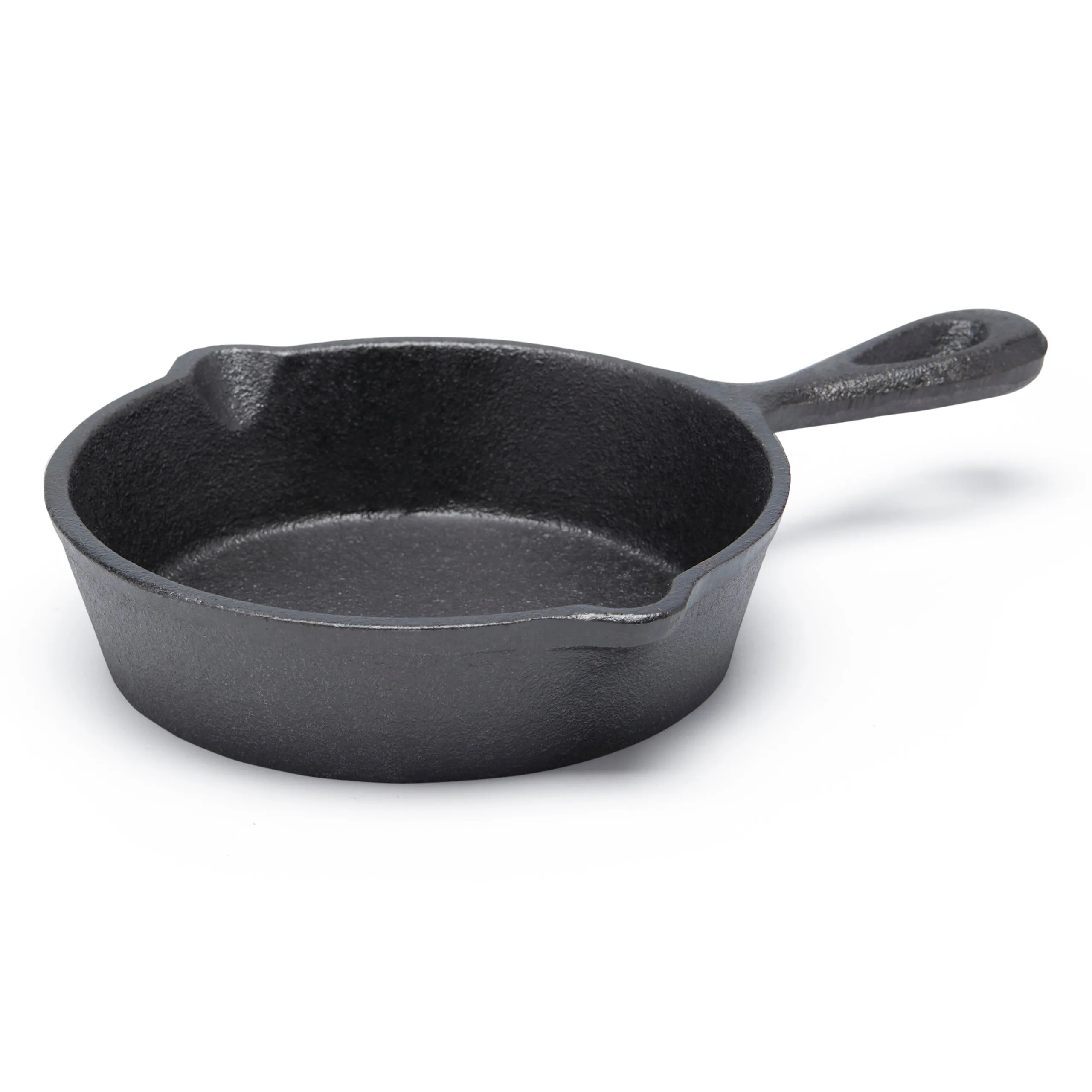 CAST IRON MINI FRYING PAN (13.5CM, BLACK)