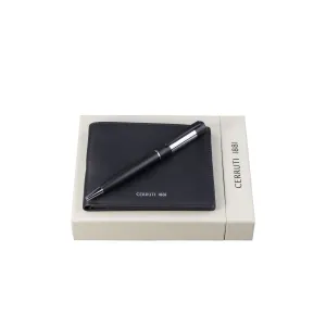 CERRUTI 1881 NPWB914A - Set CERRUTI 1881 Black (ballpoint pen & wallet)