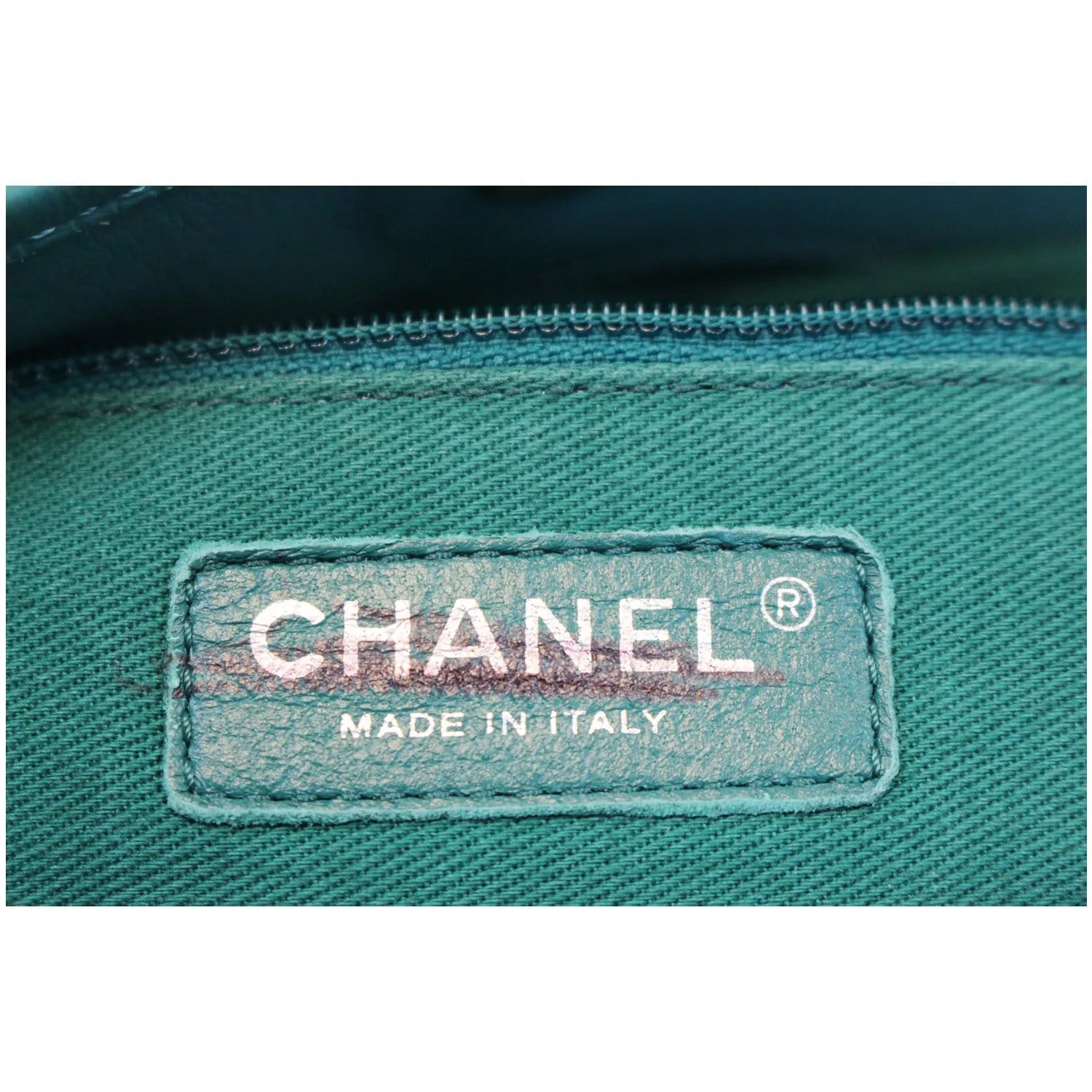 CHANEL Calfskin Perforated Up In The Air North South Tote Shoulder Bag